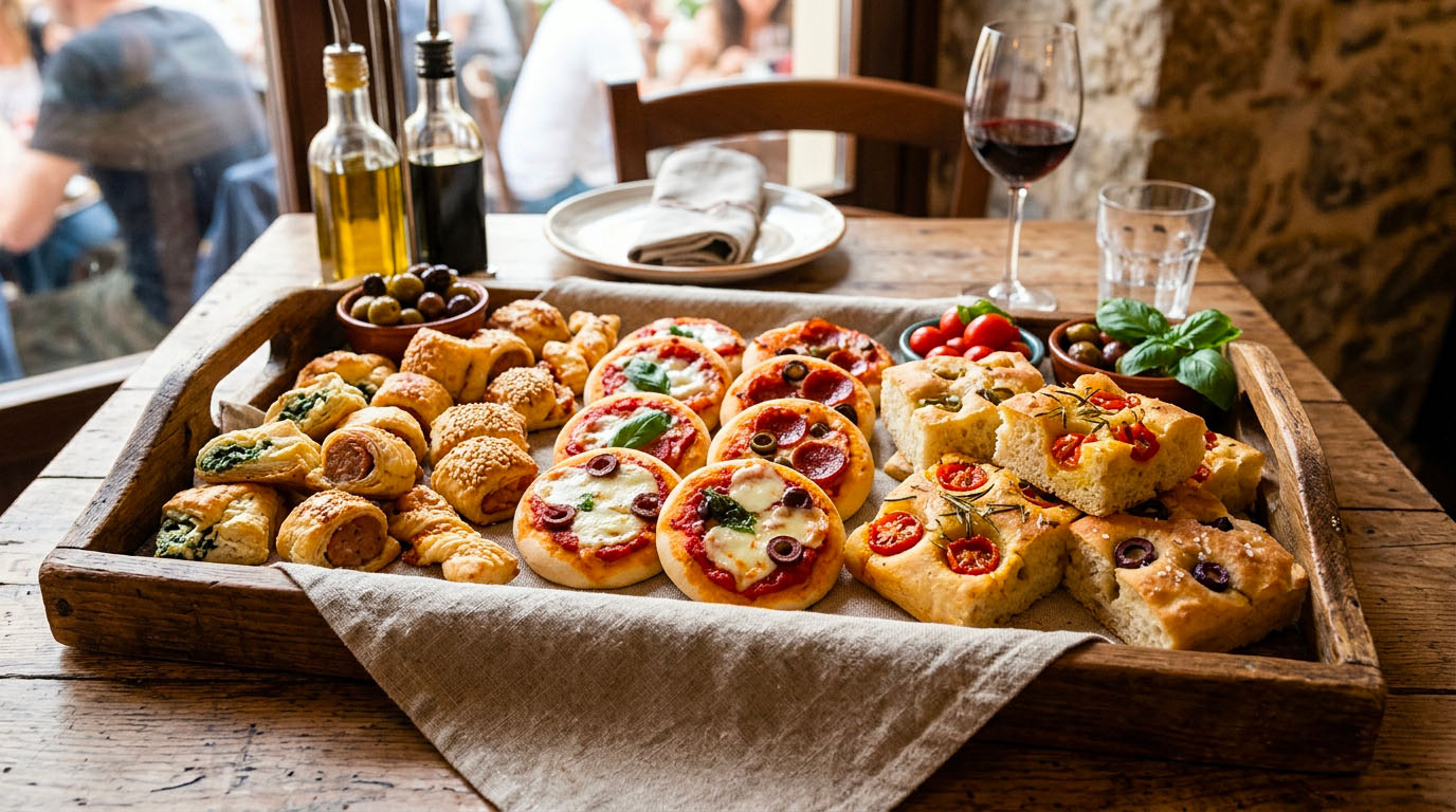 Salatini pizze e focacce
